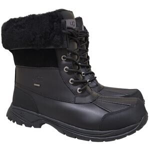 UGG Men Butte Waterproof Insulated Mid Calf Duck Boots Size US 11 Black